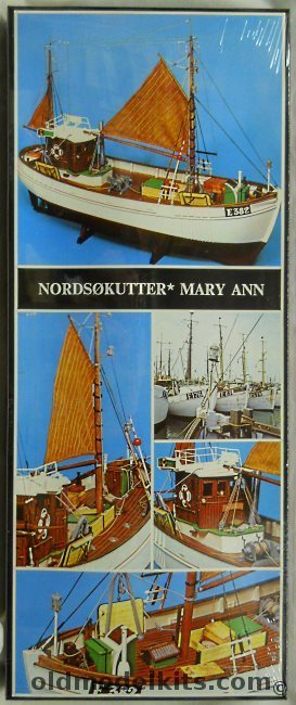 Billing Boats 1/33 Nordsokutter Mary Ann With Fittings, NR472 plastic model kit